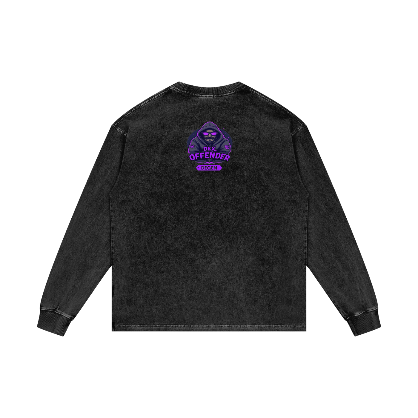 Dex Offender Vixen Acid Wash Long-sleeve Tee view 2