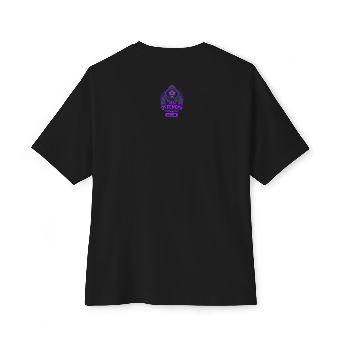 Crypto Humor Unisex Oversized Boxy Tee - "Oops!" Design view 4