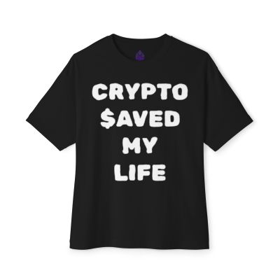 Crypto Saved My Life Boxy Tee